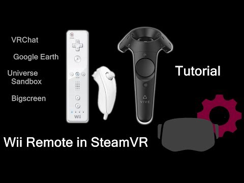 Is there a way to use Wii remotes as vr inputs?