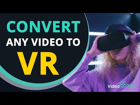 Converting regular video to VR video.