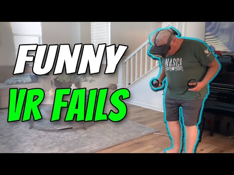 Funny Virtual Reality Fails #1 | Try not to Laugh