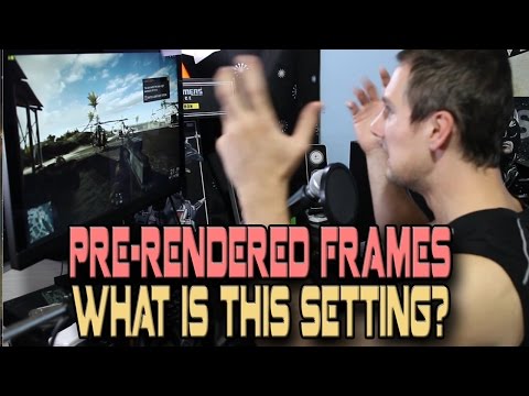 Nvidia Control Panel – Virtual Reality pre-rendered frames